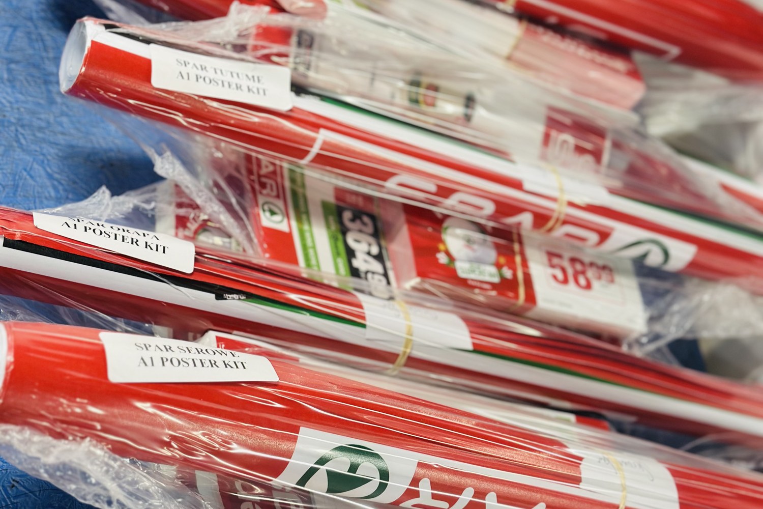 Printed campaign rolls ready for dispatch