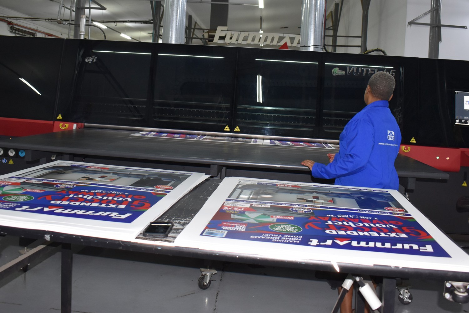 Large-format printed graphics