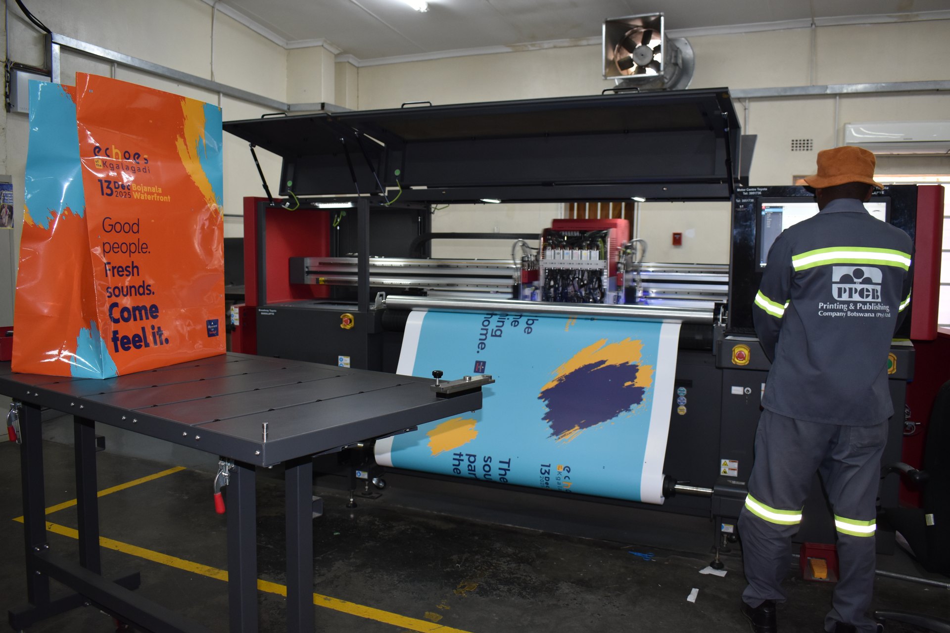 Large-format production in the facility
