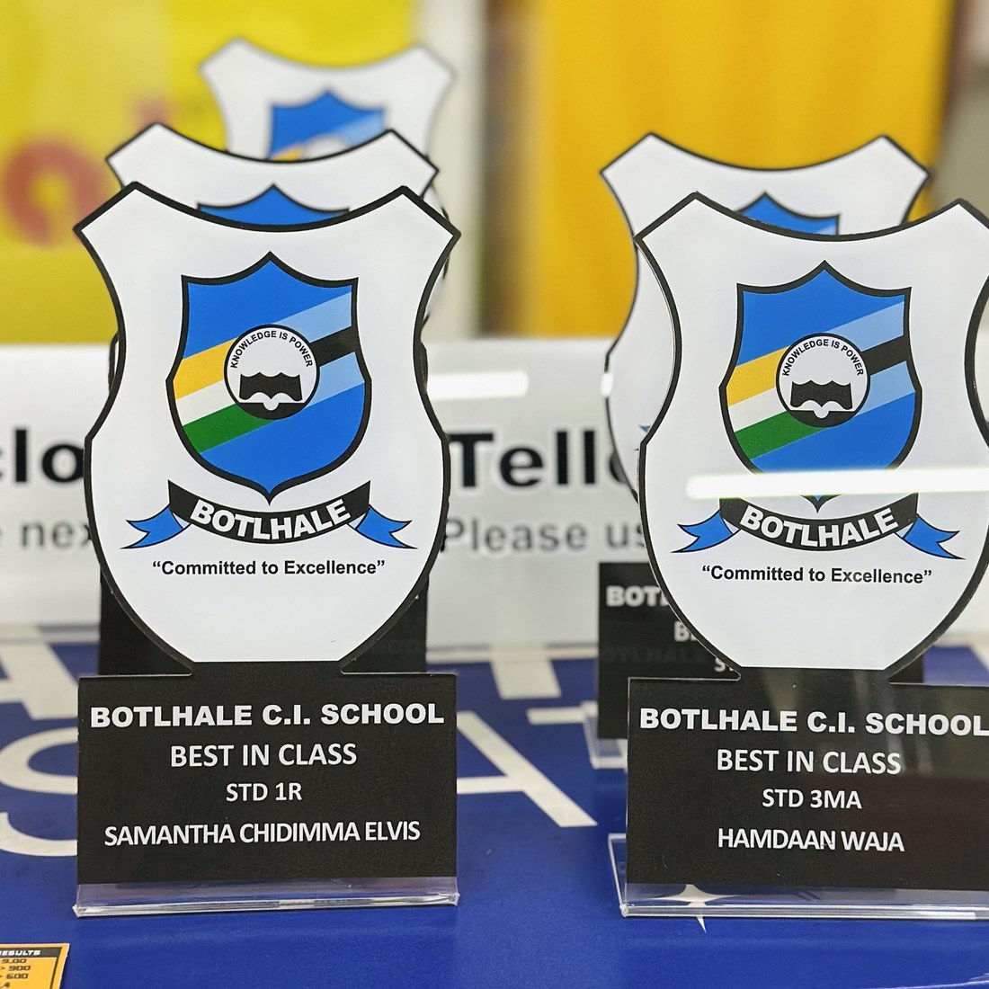 Custom school award certificates and plaques
